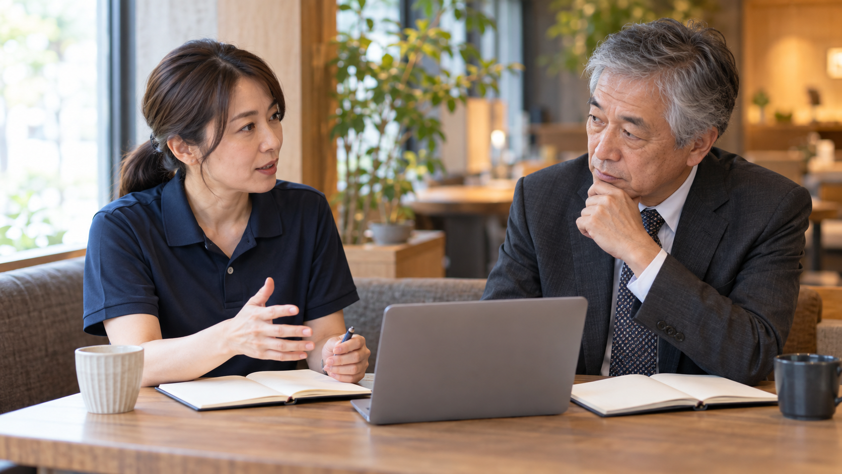 人材紹介の担当者と共有したい選考フィードバックの書き方を相談・確認するイメージ
